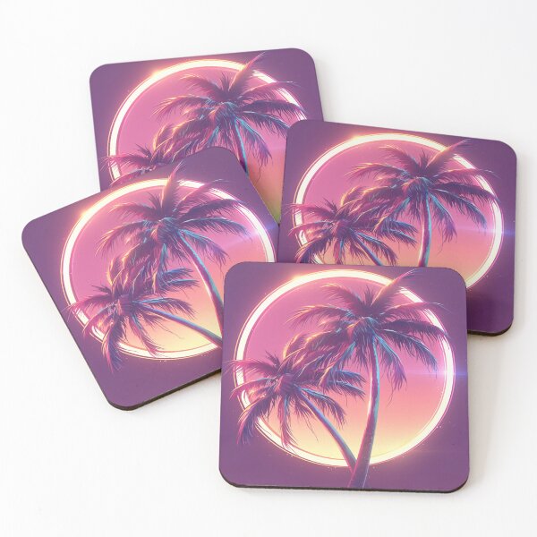 Item preview, Miami vice Neon Palm Art designed and sold by SMARTKIT  DESIGNAGENCY.
