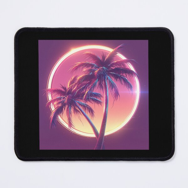 Item preview, Miami vice Neon Palm Art designed and sold by SMARTKIT DESIGNAGENCY.