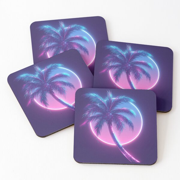 Item preview, Miami vice Neon Palm Art designed and sold by SMARTKIT  DESIGNAGENCY.