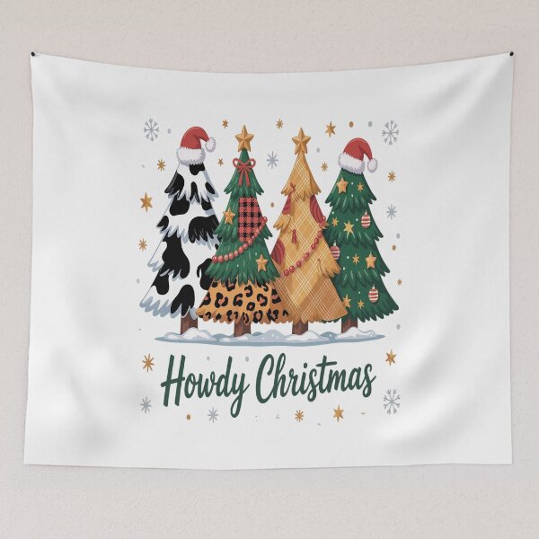 Item preview, Merry Christmas Western Cowboy Howdy Christmas designed and sold by SIGORDESIGN.