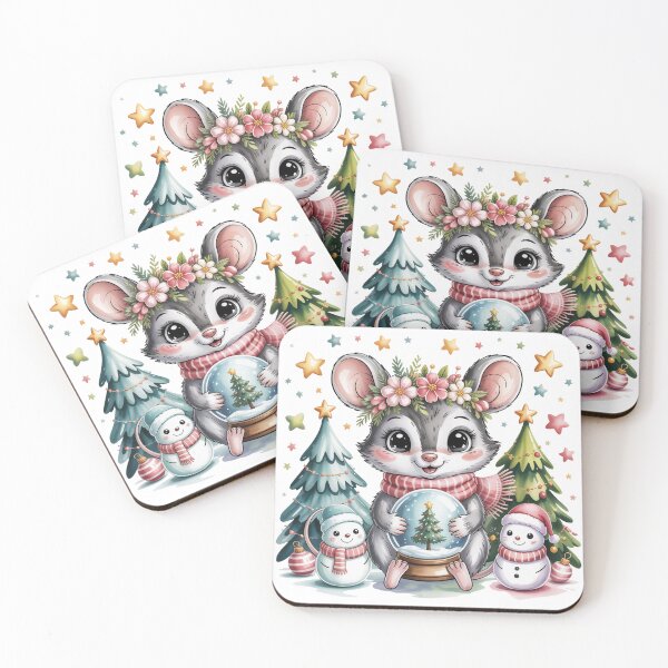 Item preview, Christmas Shrew rat Lover Gift Rare Animal Wildlife Art designed and sold by kaka8888.
