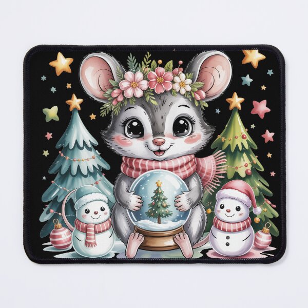 Item preview, Christmas Shrew rat Lover Gift Rare Animal Wildlife Art designed and sold by kaka8888.