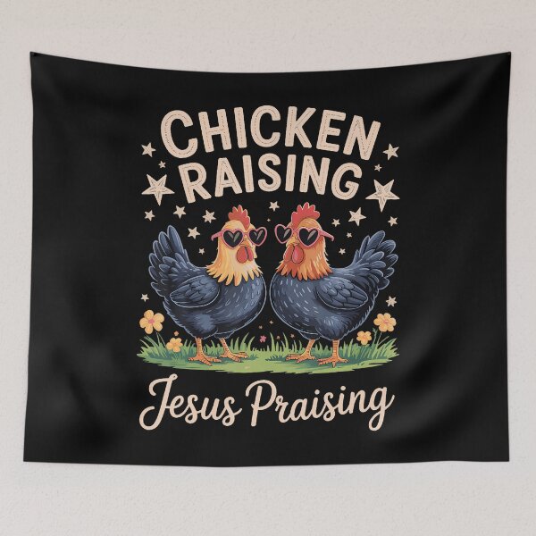 Item preview, Chicken Raising Jesus Praising designed and sold by OnaConnie.