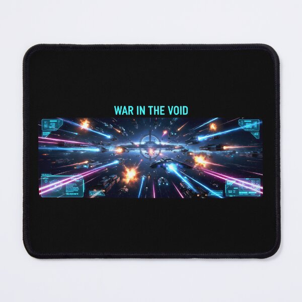 Item preview, War in the Void Futuristic Space Battle Sci Fi Combat Design designed and sold by SplashTastic.