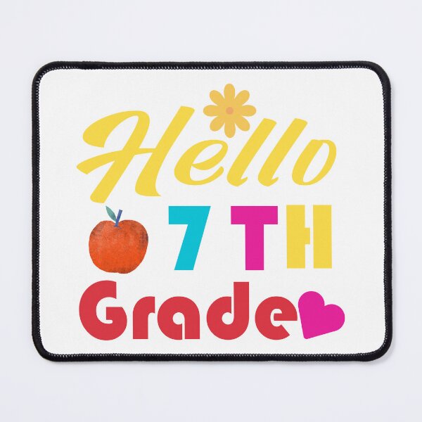 Item preview, Hello Seventh Grade First Day Of School Colorful 7th Grade Squad Middle School Teacher Gift designed and sold by karibov.