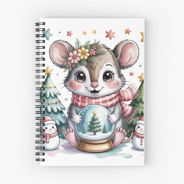 Item preview, Cute Christmas Shrew T-Shirt – Kawaii Holiday Mouse Design, Funny Winter Animal Tee, Cute Xmas Gift Idea for Kids & Adults designed and sold by kaka8888.