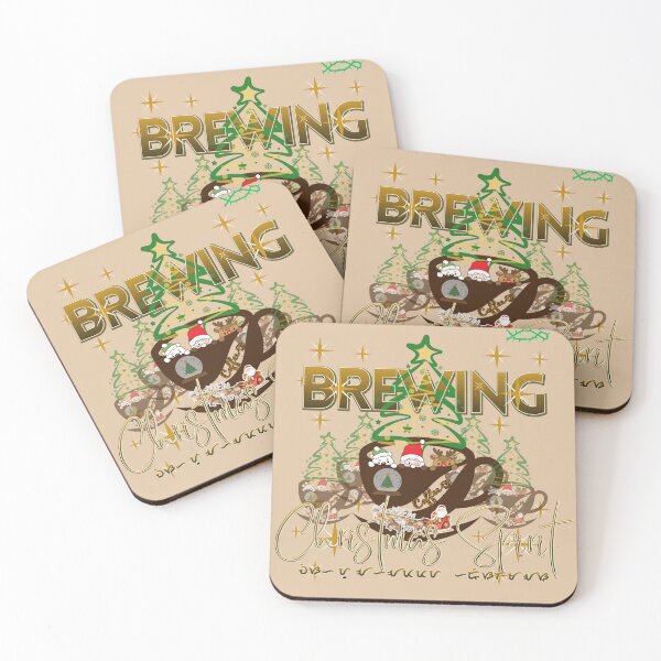 Item preview, Brewing Christmas Spirit Coffee Mug designed and sold by Ave Imprints.