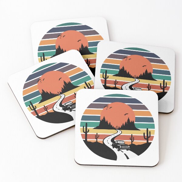 Item preview, Retro Desert Road Trip Sunset designed and sold by Moanx Store.