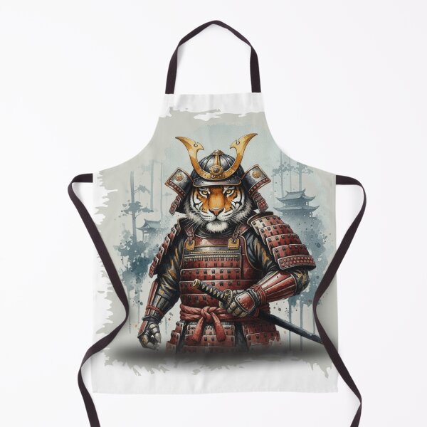 Item preview, Samurai Tiger Warrior – Epic Watercolor Japanese Art designed and sold by Artdesign17.