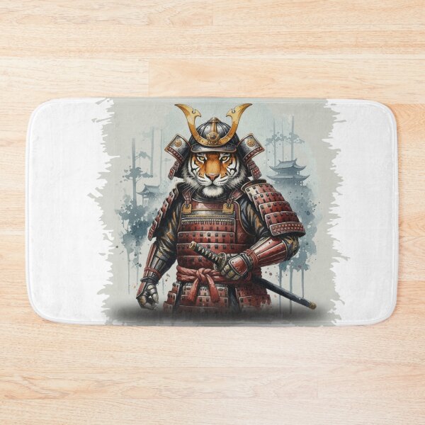 Item preview, Samurai Tiger Warrior – Epic Watercolor Japanese Art designed and sold by Artdesign17.
