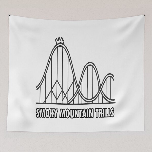 Item preview, Dollywood Roller Coaster Blueprint – Tennessee Theme Park Engineering Art designed and sold by Globalcitytees.