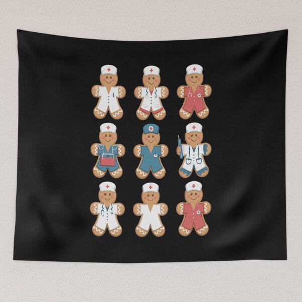 Item preview, Nurse Gingerbread Christmas Xmas Cute Nurses Holiday designed and sold by SIGORDESIGN.