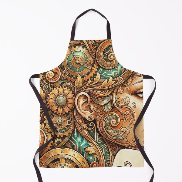 Item preview, Clockwork Elegance: Art Nouveau Mechanical Woman designed and sold by Hen-C-Art.