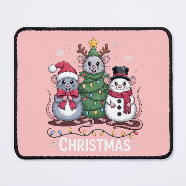 Item preview, Christmas Shrew T-Shirt – Kawaii Holiday Mouse Design, Funny Winter Animal Tee, Cute Xmas Gift Idea for Kids & Adults designed and sold by kaka8888.