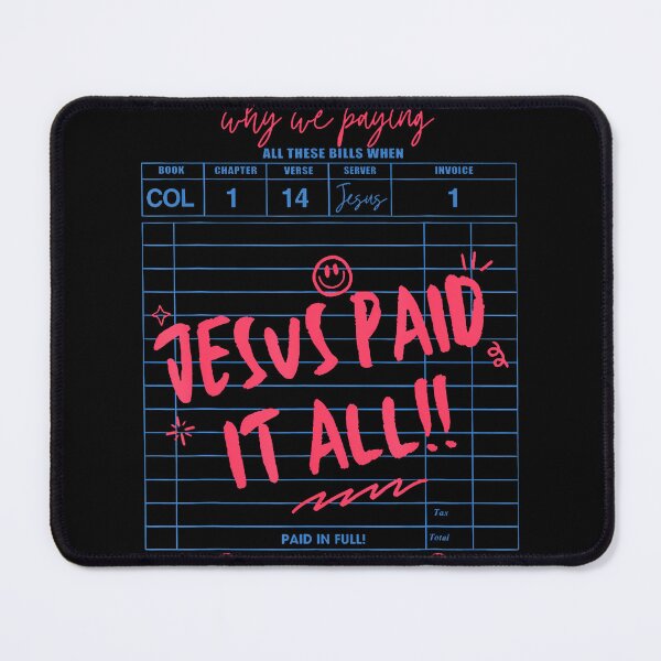 Item preview, Jesus Paid It All Christian Jesus Bible Verse Women Men designed and sold by MindyMarianela.