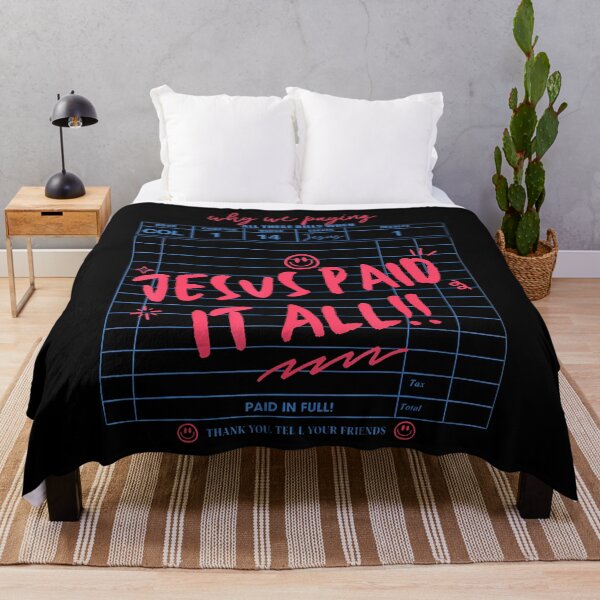 Item preview, Jesus Paid It All Christian Jesus Bible Verse Women Men designed and sold by MindyMarianela.
