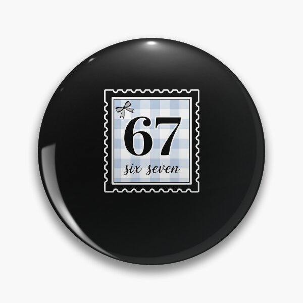 Item preview, 67 Meme Coquette Bow Retro Groovy Stamp Vintage Six Seven designed and sold by MOHITSALVI.