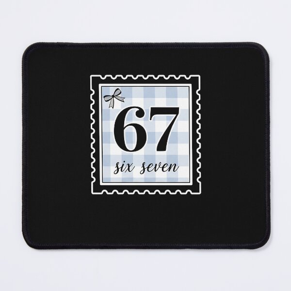 Item preview, 67 Meme Coquette Bow Retro Groovy Stamp Vintage Six Seven designed and sold by MOHITSALVI.