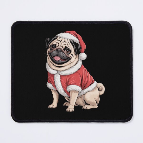 Item preview, Pug Santa in Holiday Chritmas designed and sold by SIGORDESIGN.