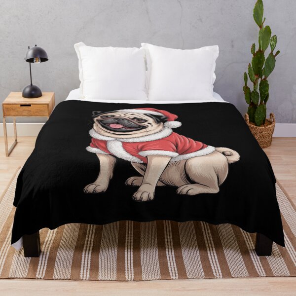 Item preview, Pug Santa in Holiday Chritmas designed and sold by SIGORDESIGN.