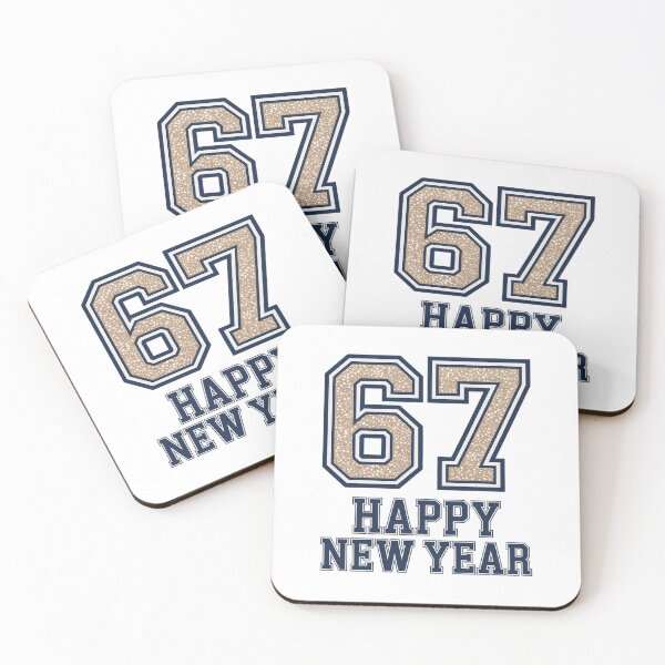Item preview, Six Seven 6 7 Meme Funny Happy New Year 67 designed and sold by SIGORDESIGN.