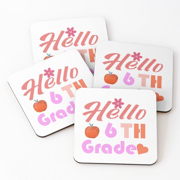 Item preview, Hello Sixth Grade – Colorful 6th Grade Back to School Design for Students and Teachers designed and sold by karibov.
