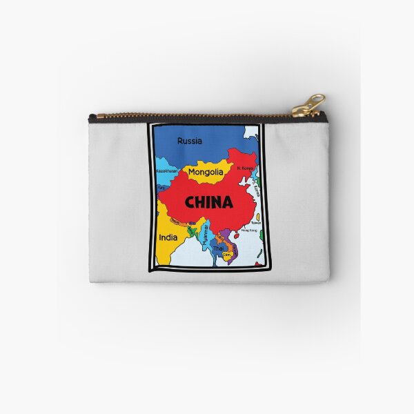 Item preview, China & Neighbors – Colorful Cartoon Political Map designed and sold by mashmosh.