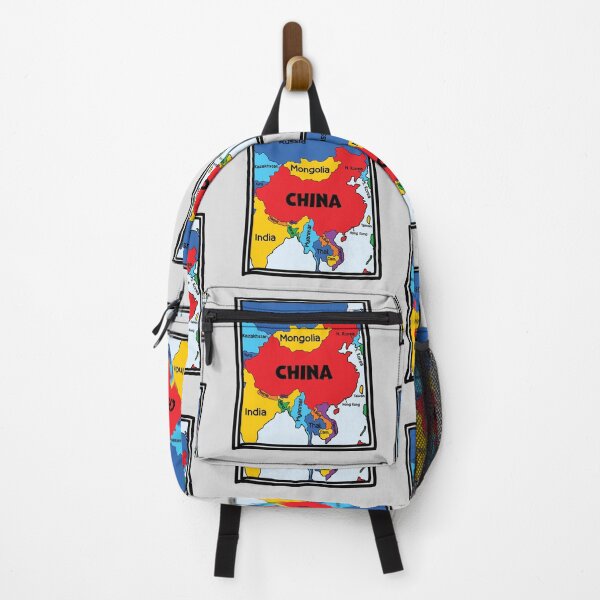 Item preview, China & Neighbors – Colorful Cartoon Political Map designed and sold by mashmosh.