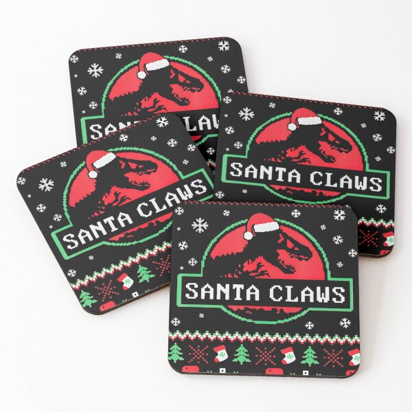 Item preview, Ugly Christmas Santa Claws Dinosaur designed and sold by sahbender.