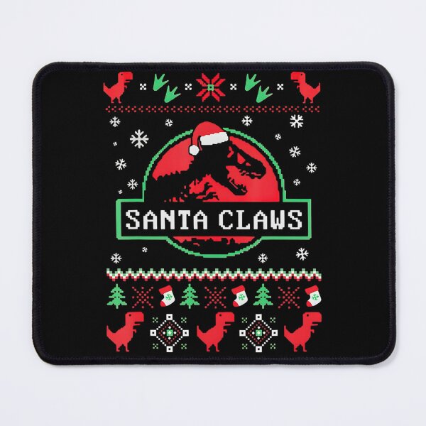 Item preview, Ugly Christmas Santa Claws Dinosaur designed and sold by sahbender.