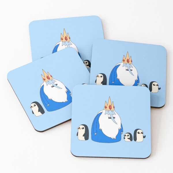 Item preview, Frost Wizard With Penguins Cartoon Design designed and sold by PosterFuel.