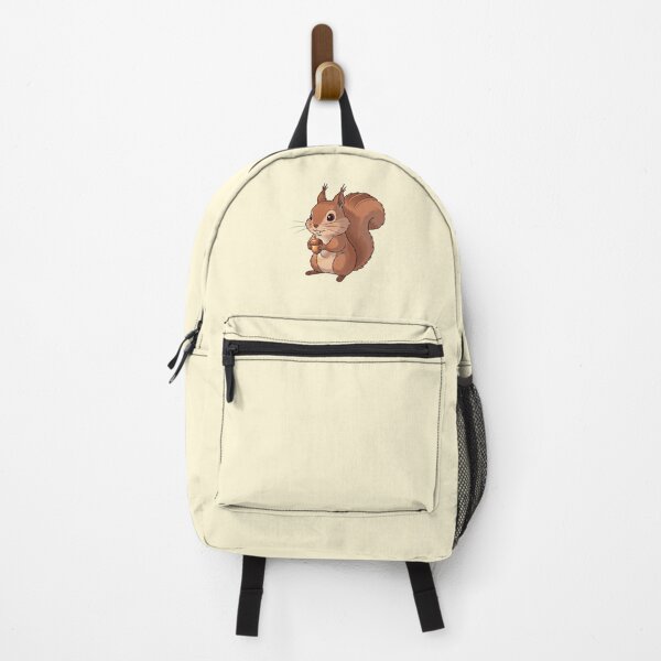 Item preview, Cute Kawaii Squirrel Holding Acorn – Adorable Woodland Animal Illustration designed and sold by Moon's Arts.