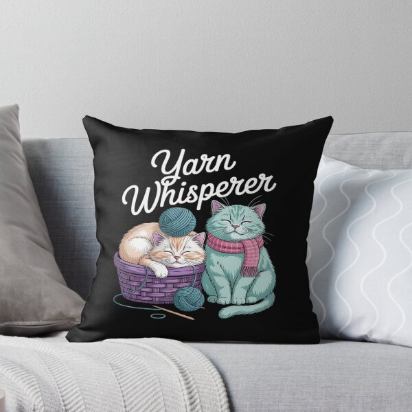 Item preview, Yarn Whisperer Cat Knitting Lover DIY Crafts designed and sold by SnackPAC.
