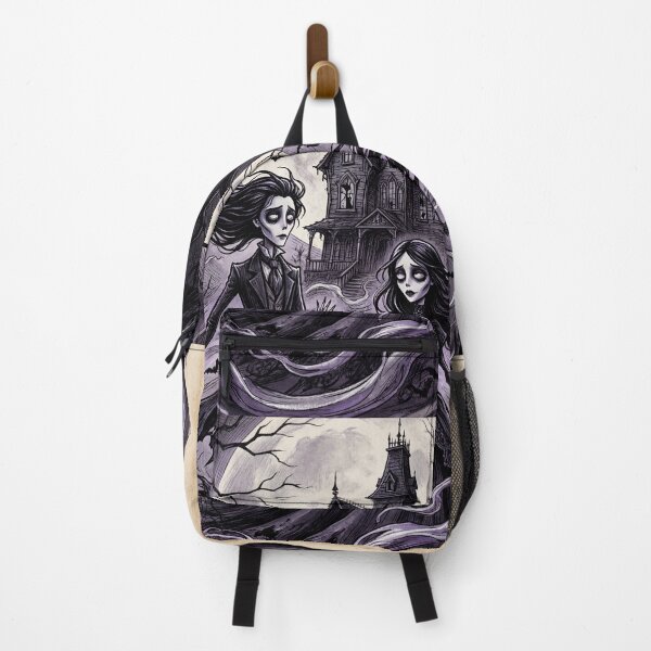 Item preview, Vampire romance Gothic illustration art designed and sold by Vintage Designs +.