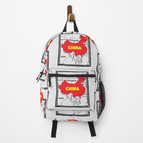Item preview, China & Borders – Simplified Political Map Design designed and sold by mashmosh.