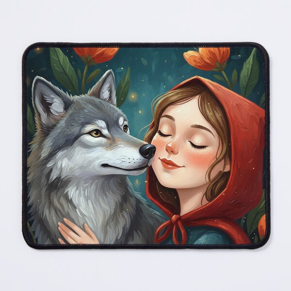 Item preview, Little Red Riding Hood and the Gray Wolf designed and sold by cloud lee.