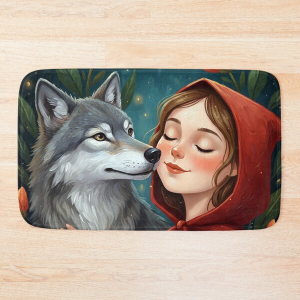 Item preview, Little Red Riding Hood and the Gray Wolf designed and sold by cloud lee.