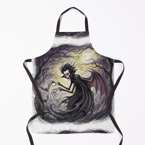 Item preview, Dracula Bat Transformation illustration gothic vampire art designed and sold by Vintage Designs +.