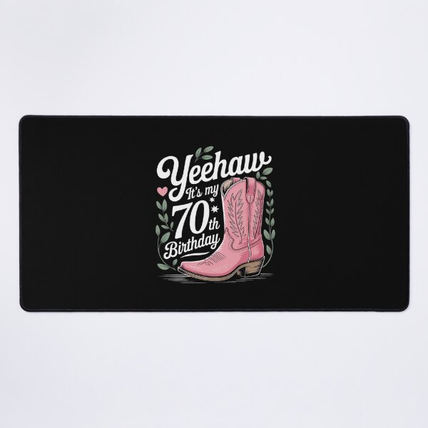 Item preview, Yeehaw Its My 70th Birthday 70 Year Old Country Cowgirl designed and sold by SnackPAC.