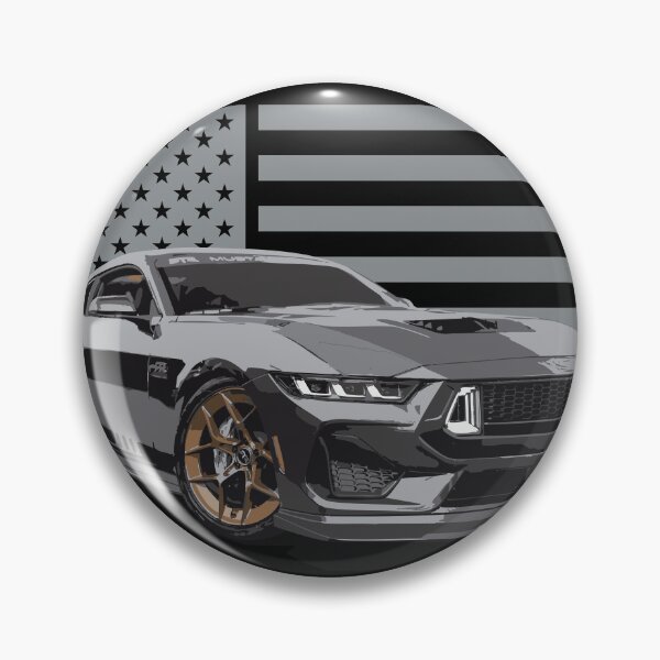 Item preview, Black drift muscle car 7th gen COYOTE s650Dark USA Flagg Mustang GT 5.0L V8 rtr designed and sold by cowtownCOWBOY.