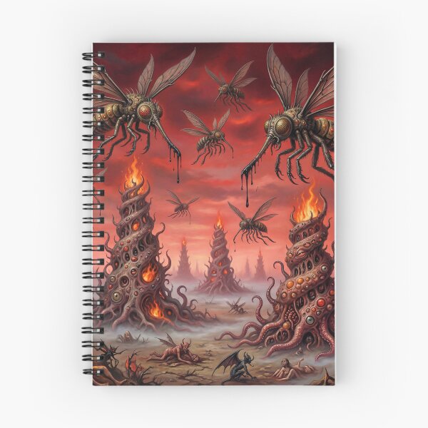 Item preview, Infernal Sky Horror after Hieronymus Bosch and Pieter Bruegel designed and sold by Vintage Designs +.