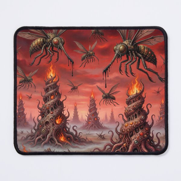 Item preview, Infernal Sky Horror after Hieronymus Bosch and Pieter Bruegel designed and sold by Vintage Designs +.