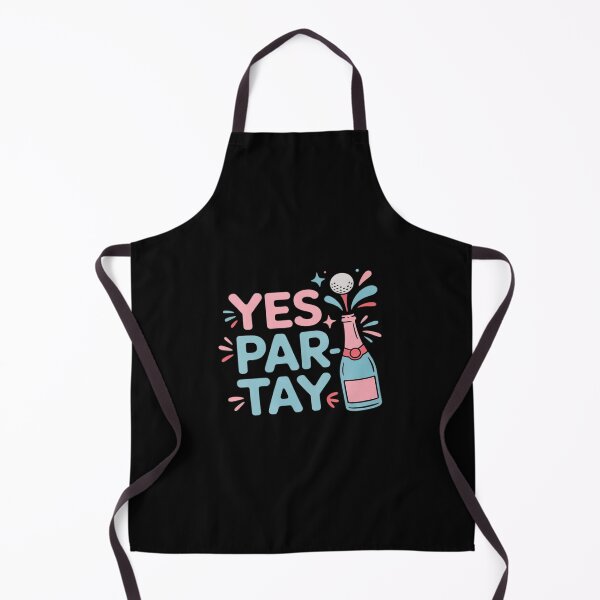 Item preview, Yes Par-Tay Golf Pun Neon Pink Blue Party designed and sold by SnackPAC.