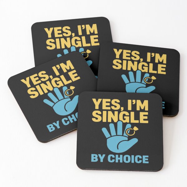 Artikelvorschau, JA, ICH BIN SINGLE – AUS FREIHEIT. entworfen und verkauft von SnackPAC.