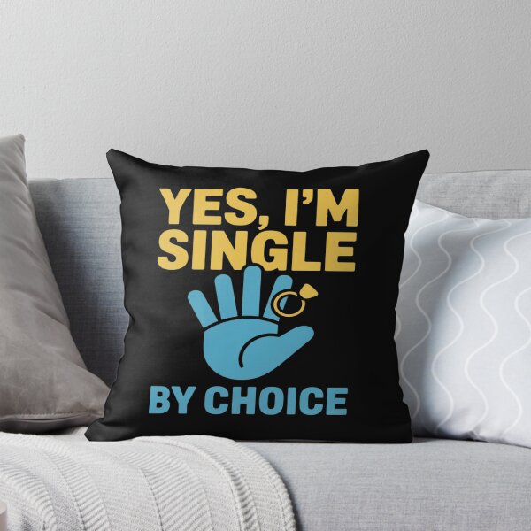 Artikelvorschau, JA, ICH BIN SINGLE – AUS FREIHEIT. entworfen und verkauft von SnackPAC.