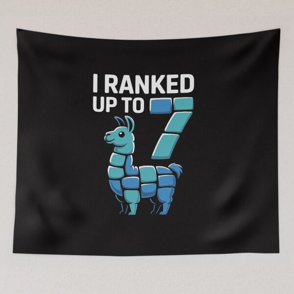 Item preview, I Ranked Up To 7 Birthday Video Game Llama Piñata Birthday designed and sold by CareTopping.