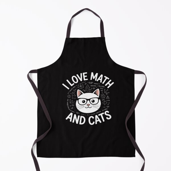 Item preview, I Love Math And Cats Cute Kitty Cat Feline Lover Gift designed and sold by CareTopping.