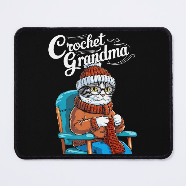 Item preview, Cute Grandma Cat Crochet Crochet Nana Grandma Knitting designed and sold by DonnieSandra.