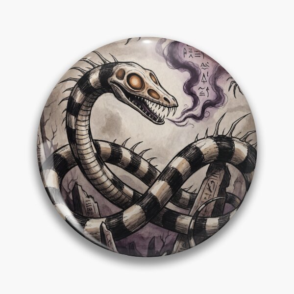 Item preview, Apophis Chaos Serpent Ancient Egyptian God Gothic style illustration designed and sold by Vintage Designs +.