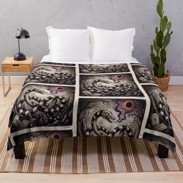 Item preview, Apophis Chaos Serpent Ancient Egyptian God Gothic style illustration designed and sold by Vintage Designs +.